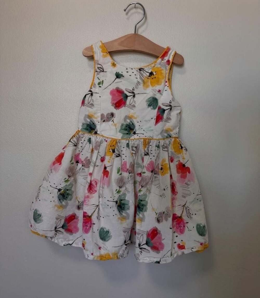 Autograph Girls Floral Sleeveless Dress Size 3-4 Years